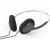Nedis HPWD1101BK lichtgewicht on-ear koptelefoon zwart 3.5 mm