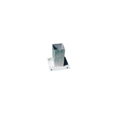 Parasolvoet Faura f50003 Vierkant Gegalvaniseerd staal 9 x 9 x 15 cm M10