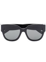 Saint Laurent Eyewear lunettes de soleil SL M95 à monture oversize - Noir