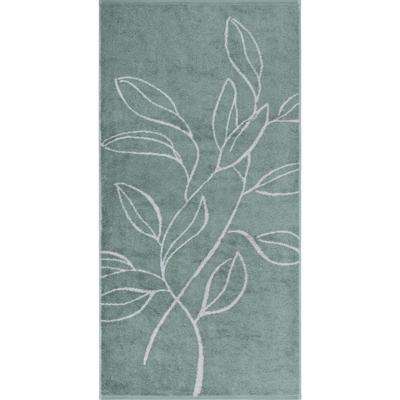 Cawö Cawo Atelier Floral Douchelaken 70/140 fjord