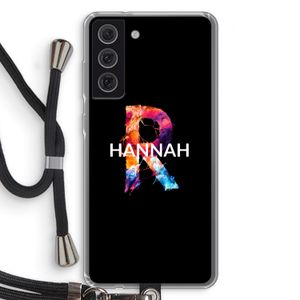 Abstract Spectrum: Samsung Galaxy S21 FE Transparant Hoesje met koord