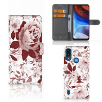 Hoesje Motorola Moto E7i Power | E7 Power Watercolor Flowers - thumbnail