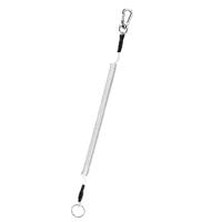 Outdoor multi-functionele anti-verloren sleutelhanger TPU voorjaar Lanyard lengte: 32cm (transparant)