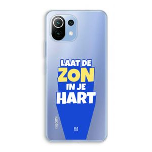 Laat de zon in je hart: Xiaomi Mi 11 Lite Transparant Hoesje