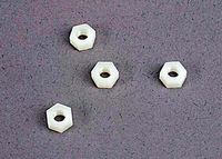 4mm nylon wheel nuts (4) - thumbnail