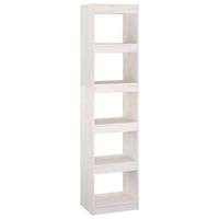 The Living Store Boekenkast - Massief grenenhout - 40x30x167.5 - Wit