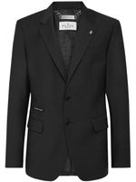 Philipp Plein blazer à simple boutonnage - Noir - thumbnail