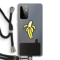 Banana: Samsung Galaxy A72 5G Transparant Hoesje met koord