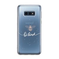 Be(e) kind: Samsung Galaxy S10e Transparant Hoesje