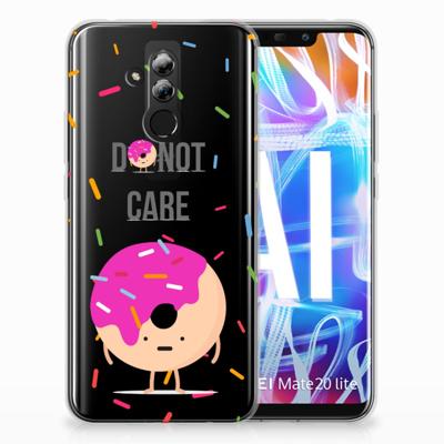 Huawei Mate 20 Lite | Siliconen Case | Donut Roze
