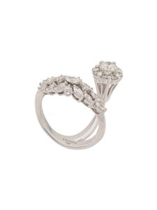 Yeprem bague en or blanc 18ct ornée de diamants - Argent