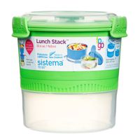 Sistema TO GO - Lunch Stack - 965 ml Groen - thumbnail