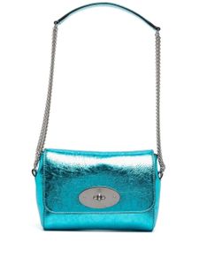 Mulberry sac porté épaule Lily en cuir métallisé - Bleu