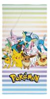 Pokemon strandlaken Eevee family 70 x 140 cm