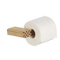Toiletrolhouder Geesa Shift Zonder Klep met Diamantpatroon Goud Toiletrolhouder Geesa Shift Zonder Klep met Diamantpatroon Goud