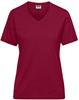 James & Nicholson JN1807 Ladies´ Bio Workwear T-Shirt - /Wine - XS