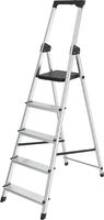 Brasq trapladder SL500, aluminium, zilver,  5 treden - thumbnail