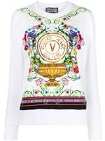 Versace Jeans Couture sweat à logo imprimé - Blanc - thumbnail