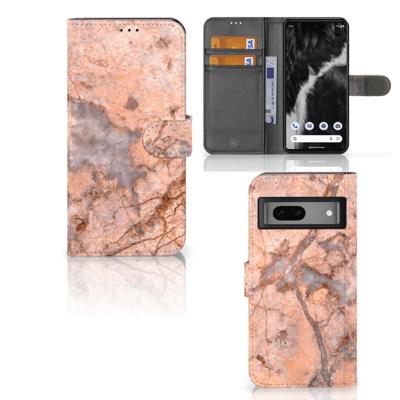 Google Pixel 7 | Bookcase | Marmer Oranje