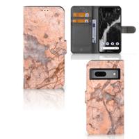 Google Pixel 7 | Bookcase | Marmer Oranje