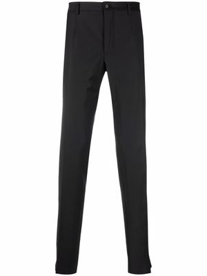Philipp Plein pantalon droit à rayures latérales - Noir