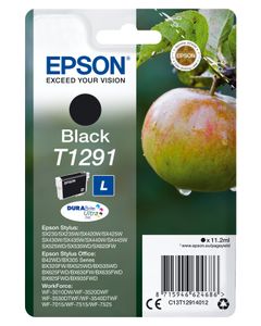 Epson inktcartridge T1291, 380 pagina's, OEM C13T12914012, zwart
