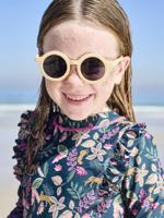 Ronde zonnebrillen voor kinderen beige