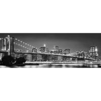 Fotobehang - Brooklyn Bridge 400x140cm - Vliesbehang - thumbnail