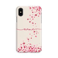 Hartjes en kusjes: iPhone Xs Volledig Geprint Hoesje