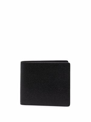 Maison Margiela porte-cartes en cuir à coutures signature - Noir