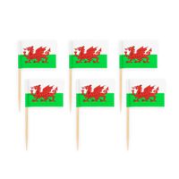 Vlaggenprikkers Wales (50st) - thumbnail