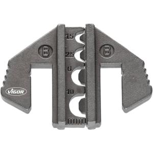 Vigor V2499-B Krimpinzet Ongeïsoleerde, gesloten kabelschoenen 1.5 tot 10 mm²