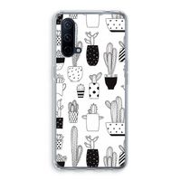 Cactusmotief: OnePlus Nord CE 5G Transparant Hoesje