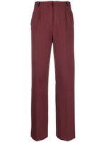 Patrizia Pepe pantalon Essential à coupe droite - Violet