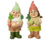 Kabouter met groente 2ass Decoris - Decoris