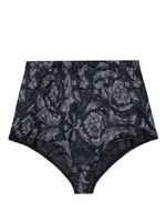 Versace culotte taille haute à imprimé baroque - Noir - thumbnail