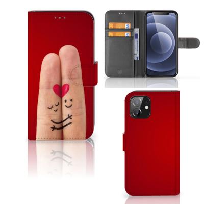 iPhone 12 | 12 Pro (6.1") | Wallet Case | met Pasjes | Liefde - Origineel Romantisch Cadeau