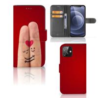 iPhone 12 | 12 Pro (6.1") | Wallet Case | met Pasjes | Liefde - Origineel Romantisch Cadeau