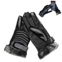 Beschermende paardrijden Winter Outdoor sporten touchscreen verdikt Spatwaterdichte winddicht Warm Polyester handschoenen voor mannen