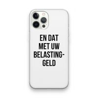Belastinggeld: iPhone 12 Pro Max Transparant Hoesje