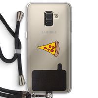 You Complete Me #1: Samsung Galaxy A8 (2018) Transparant Hoesje met koord