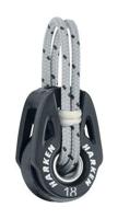 Harken 18mm Fly 1-schijfsblok Smal Default