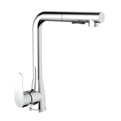 Plieger Vand keukenkraan met uittrekbare uitloop chroom N2041502