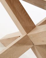 Kave Home Kave Home Eettafel Lotus, Tafel lotus hout Ø 120 cm (mtk0123) - thumbnail