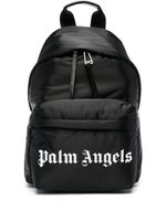 Palm Angels sac à dos à logo imprimé - Noir