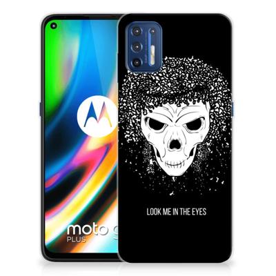 Silicone Back Case Motorola Moto G9 Plus Skull Hair Silicone Back Case Motorola Moto G9 Plus Skull Hair