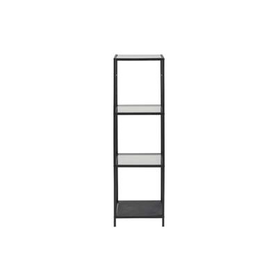 Leen Bakker - Vitrinekast Jelling - / - 119,5x35x37 Cm - Glas - Zwart