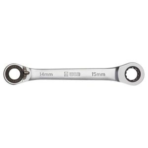 WGB Dubbele Ringratelsleutel met stopring 10x11mm