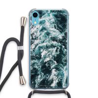 Zee golf: iPhone XR Transparant Hoesje met koord