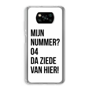 Da ziede van hier: Xiaomi Poco X3 Pro Transparant Hoesje
